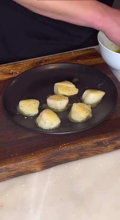 Reverse sear New York strip