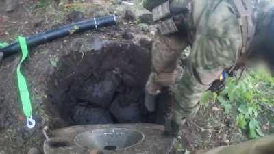 UA POV: Mortar crew of the Freedom of Russia Legion takes out a RU Ammo dump and several combatants. Bakhmut area, October.