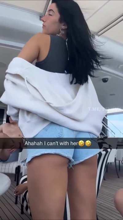 She is just showing off at this point