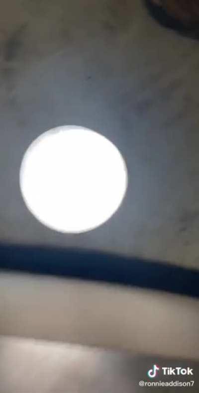 Mysterious hole in the floor