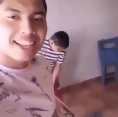 Didn't see that coming, did he