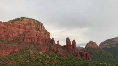 Spectacular thunderclap in Sedona, AZ