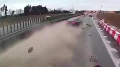 Construction zone ahead