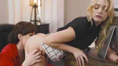 Bossy Trans Businesswoman Natalie Mars Wants Her Hot Subordinate Kenna James