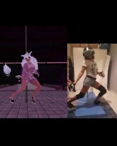 VR vs Reality! Tbh I look kinda silly xD