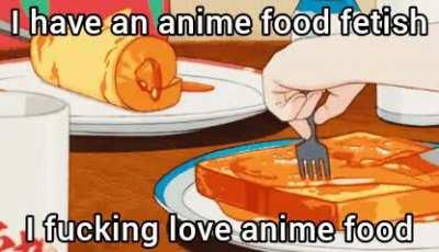 Anime food fetish