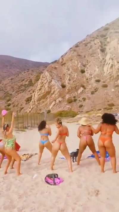 Beach twerk👙😍