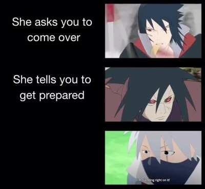 of course the girl is Imaginary just like Prime Itachi