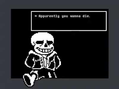 Sans has enough of your bullshit.