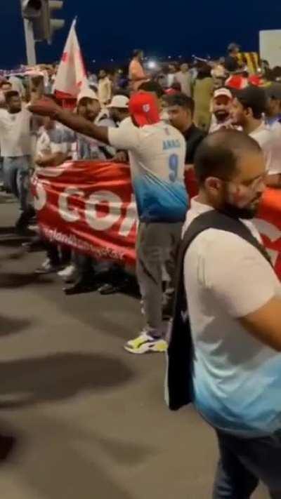 When nobody wants to visit you and you have to hire people so that no one will notice... but those Argentinians look right to me