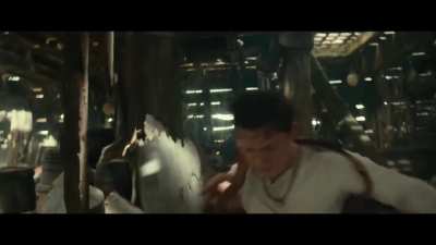 Remember when Nathan Drake got the shoulder straps in the final act of the Uncharted movie
