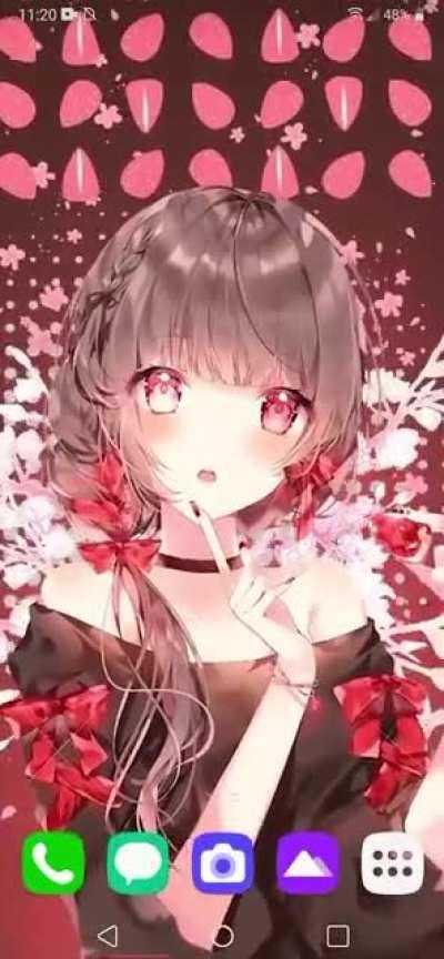 Strawberry Blossom - Android Parallax Wallpaper