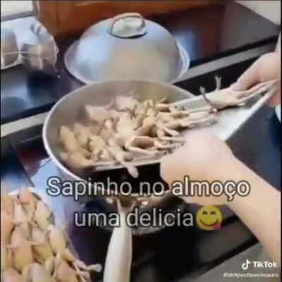 hmmm farofa de sapin 👌😋