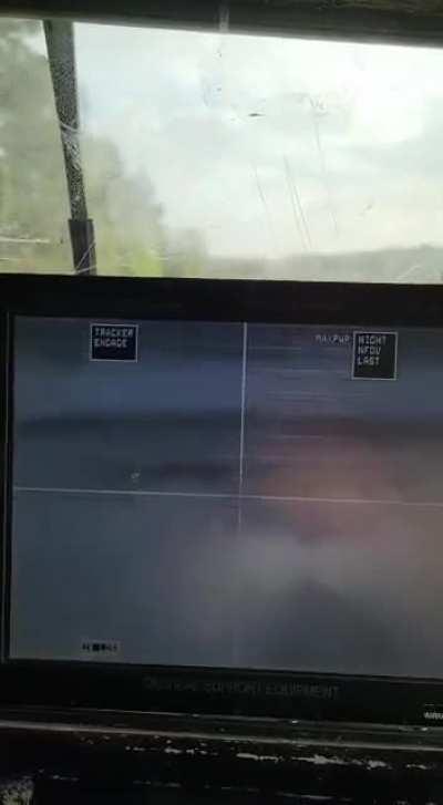 First video of a tow missile in Ukraine, seen here destroying a Russian tank. October 2022.