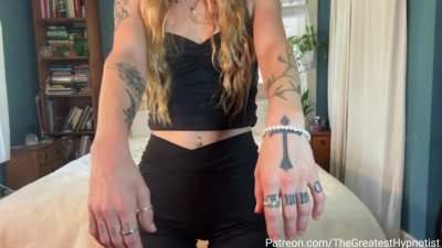 Hypnotized To Believe She's A Zombie