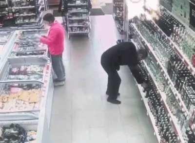 He should have gone for top shelf