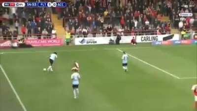 If sliding tackle is an art then that guy is Picasso.