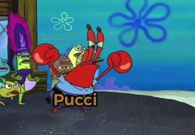 Actual footage of Pucci resetting the universe