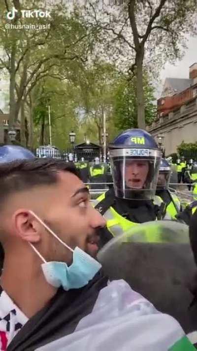 Out protesting! Might get a kiss!