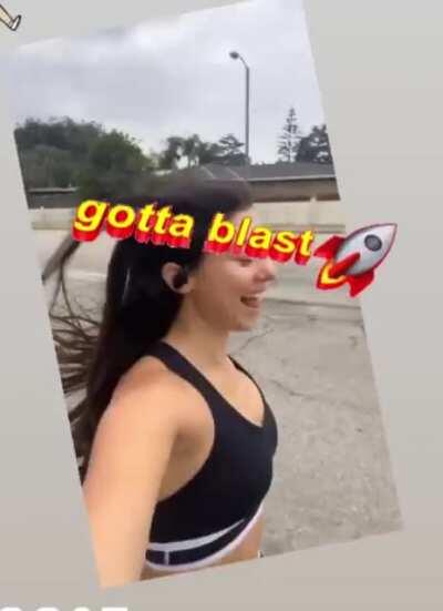 Love watching her run