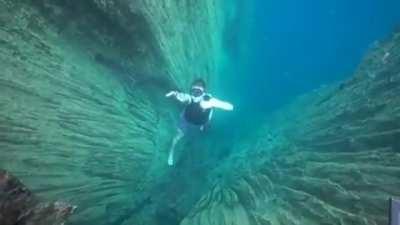 Just the idea of sinking into the ocean...