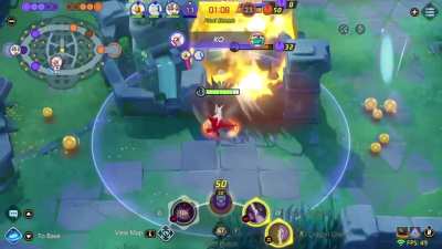 You don't have to take off Exp. Share to do damage.