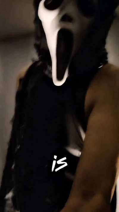 Your POV when Ghostface gives you a hand necklace (redgifs for audio)