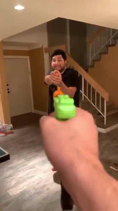 Playing With Nerf Guns