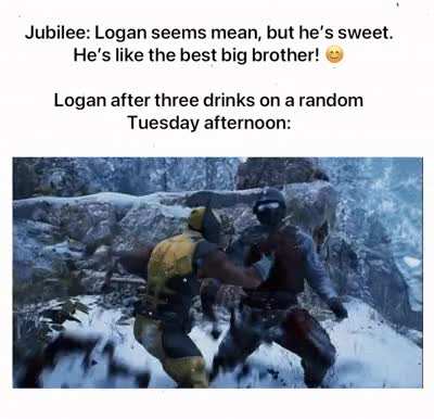 Logan in team books vs Logan in his solo ongoing