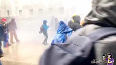 Trump rioters committing terrorism in Salem, Oregon