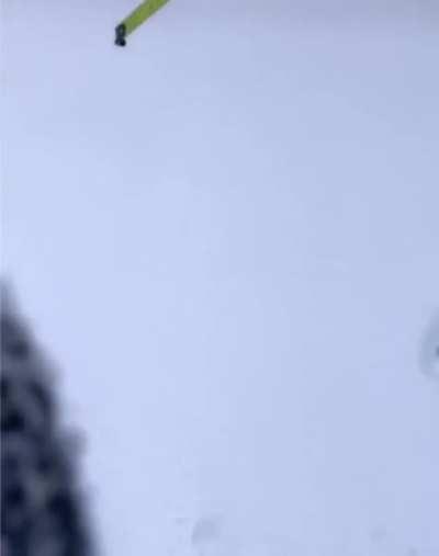 Just measuring the snowfall