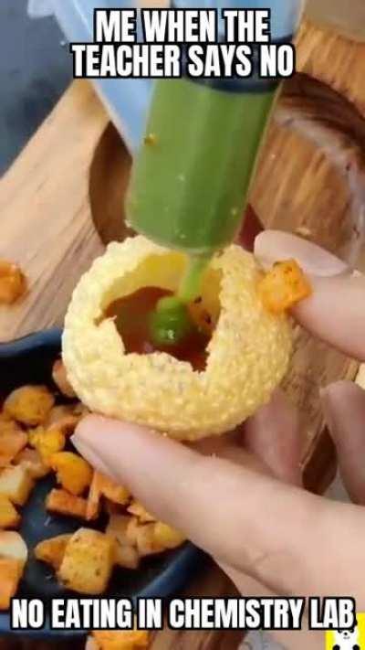 Chemistry teacher = trolled.