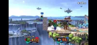 So I found out Steve has an upthrow spike, and I decided to put it into practice.