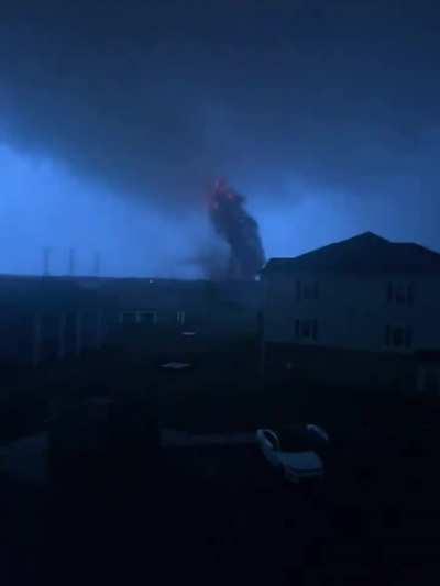 Tornado causes an explosion in Tennessee
