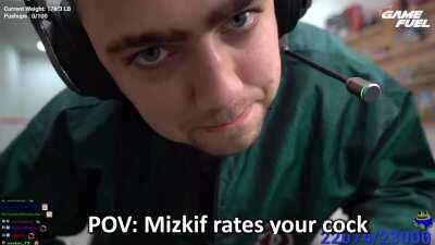 POV: Mizkif rates your Cock