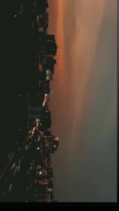 4th July View From Thaltej Metro Station 