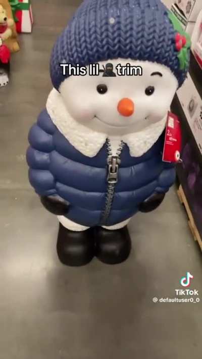 Is he overly trim mud