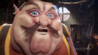 LF Spirit Sword Trunks introducing himself when he finally comes to the game