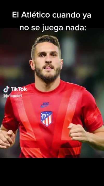 El Atleti cuando no se juega nada