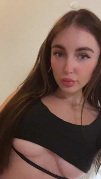 my classmate said my tits are too small (can you help me prove him wrong?) (F) (OC)