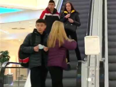 Throwback when wearing a mask was mandate.