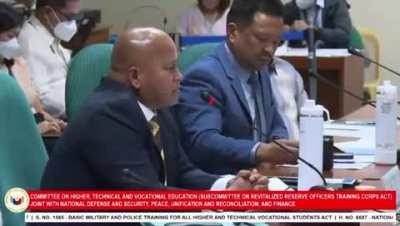 Dela Rosa was irked by the seeming “lukewarm” attitude of the DND on making ROTC mandatory. “Kung ganoon ang attitude ng defense establishment natin, hinto na natin ito. Balik na tayo sa NSTP kapag ganoon ang gusto niyo,” he says.