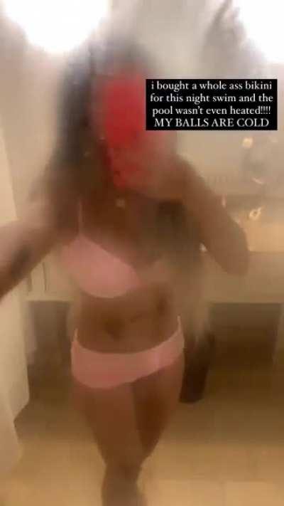 My balls are cold too ... more like blue