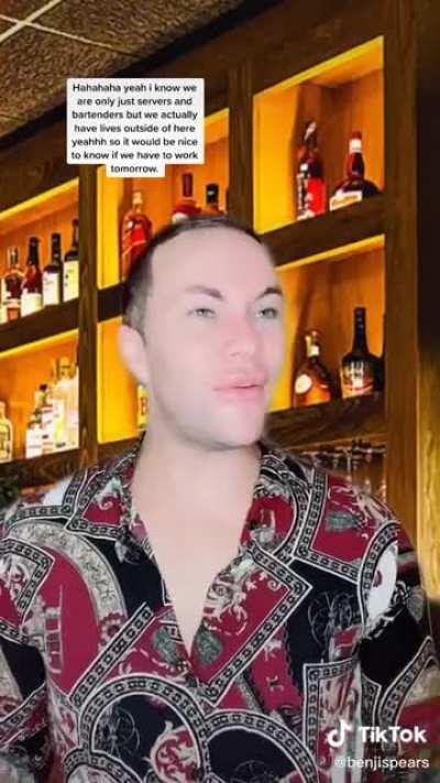 I just love the passive aggressiveness. 