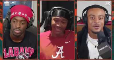 Devonta Smith tells Patrick Surtain II about AJ Brown - 