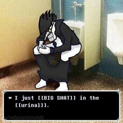 He really did a BIG SHOT