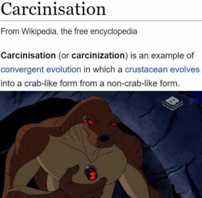 Carcinisation: the phenomenon where everything evolve into crabs