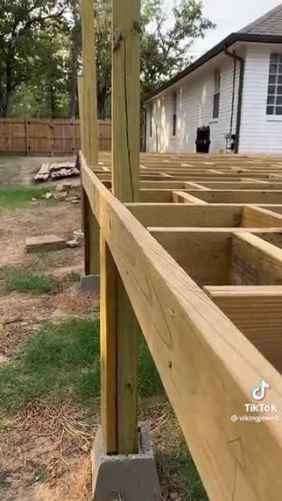 To build a deck