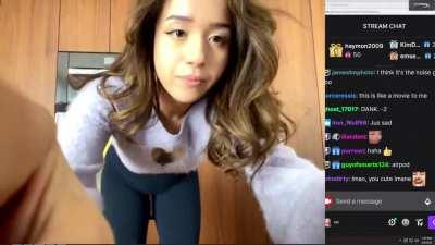 Pokimane shows you her arch