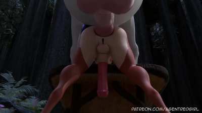 Centaur futanari by AgentRedG1rl